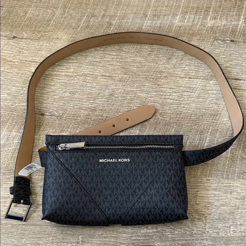 Michael Kors Monogram Belt Bag Size L/XL